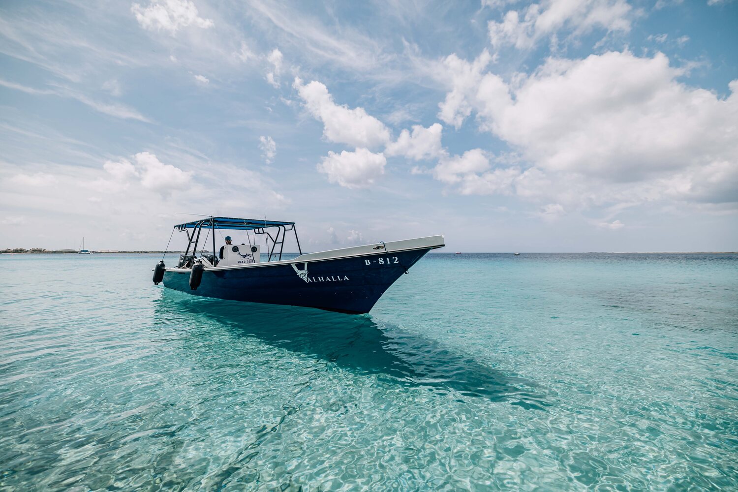 The Valhalla anchored offshore
