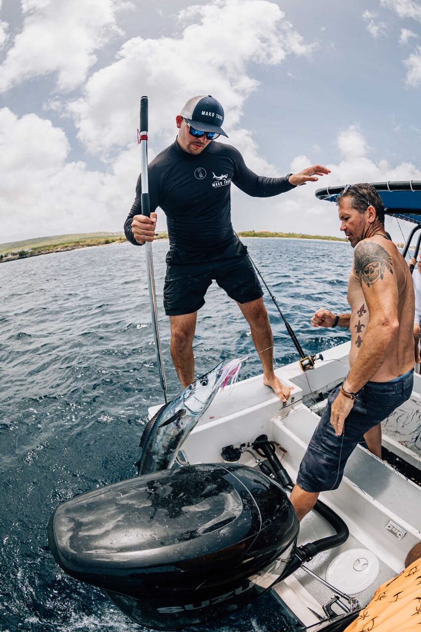 A day of deep-sea fishing on Bonaire
