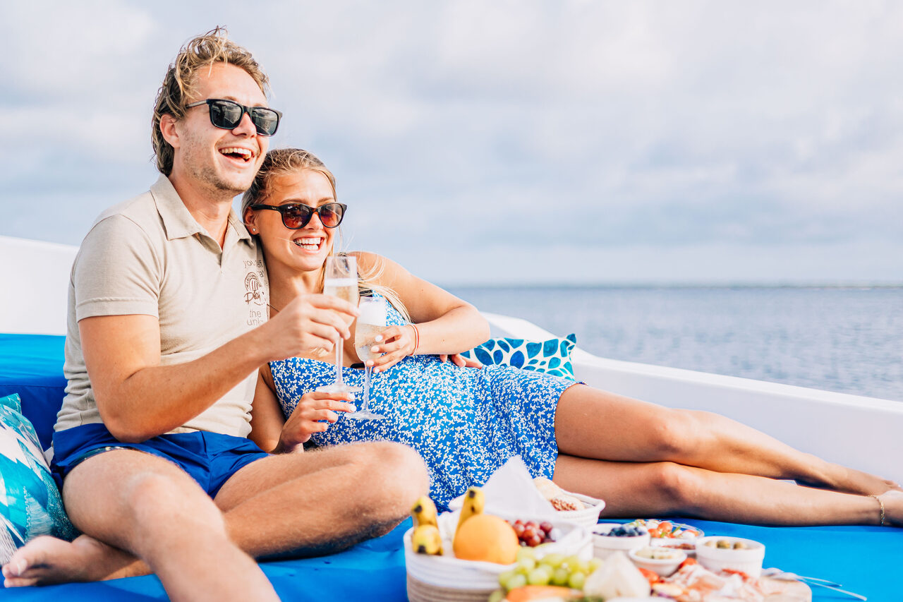 Guests enjoying the day on the water